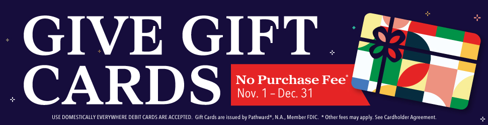 $0 Purchase Fee Gift Cards